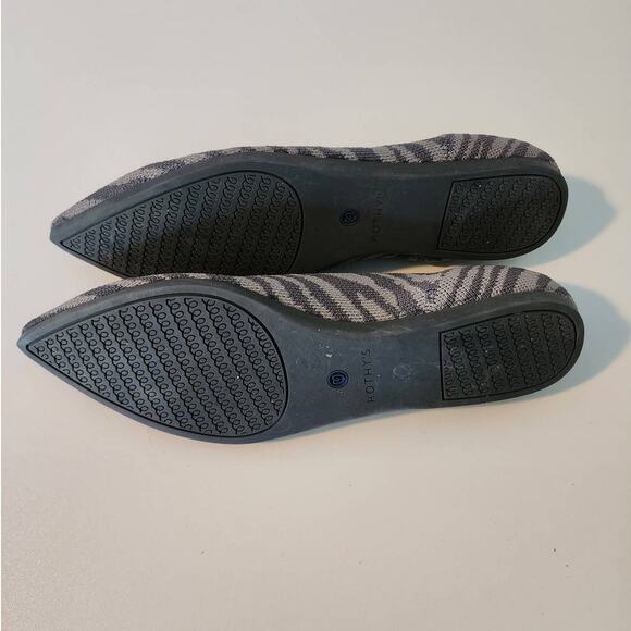 Rothy's Zebra Points Gray Size 8 - Picture 5 of 6